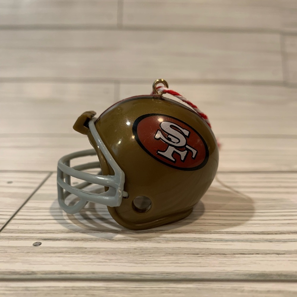 New San Francisco 49er’s Football Helmet Ornament Car Dangler